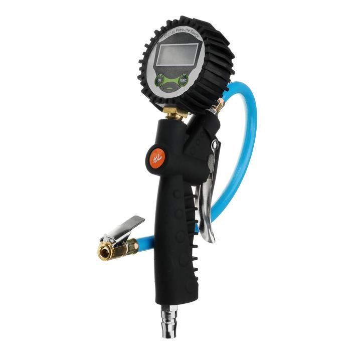 GAOHOU Voiture V/éhicule Moto V/élo Cadran M/ètre Manom/ètre Pression Pneu sur Mesure Jauge de Pression des Pneus