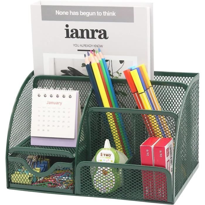 XNONE Organiseur De Bureau Multifonction En Cuir Synthétique Pour