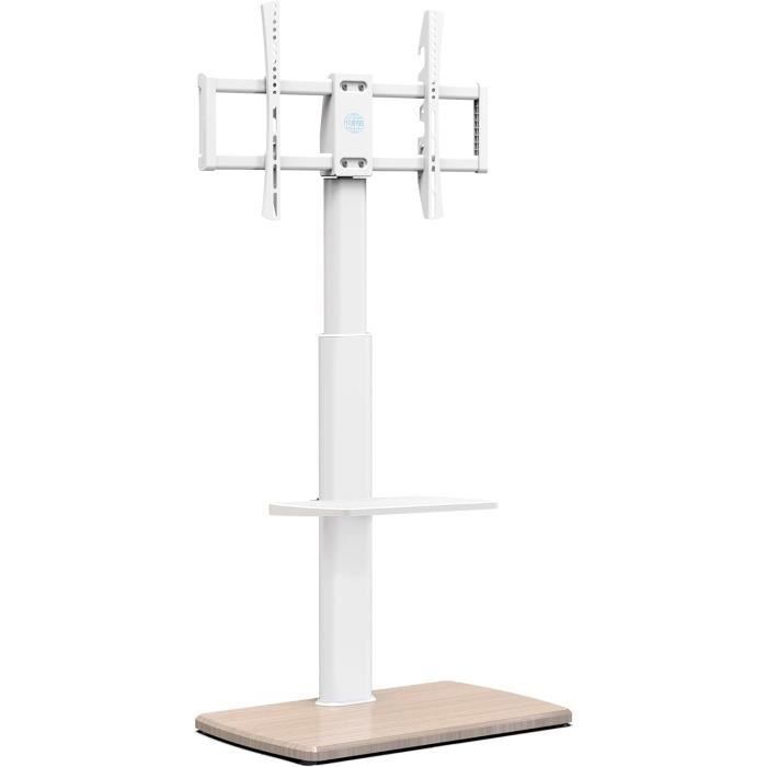 Support Tv Pied Avec Piédestal En Bois Pour Ecran De 32 À 70 Pouces ...