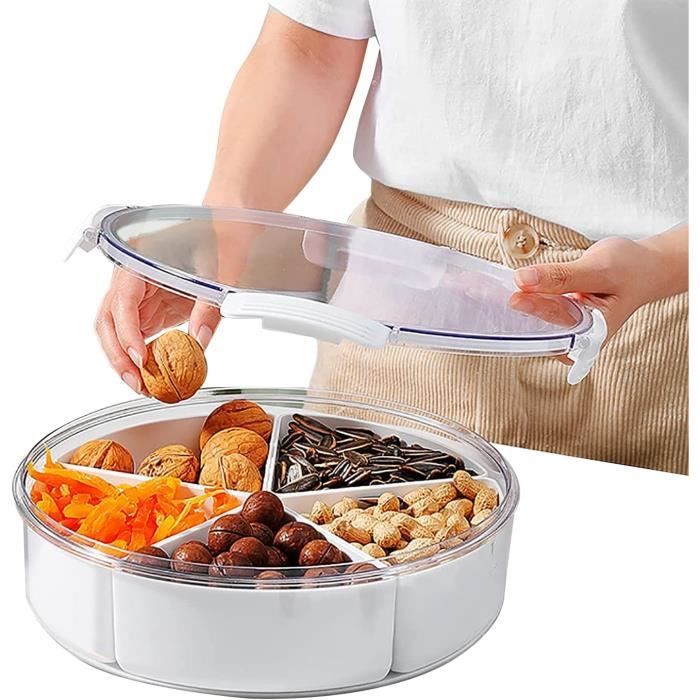 Bol En Porcelaine Avec Couvercle – 1L Grande Capacité – Pour Soupe, Salade, Micro-ondes - 8