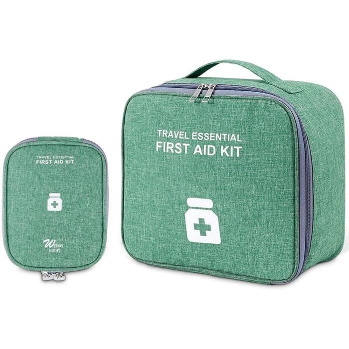 2 Pièces Trousse De Secours Vide Étanche – Grande Capacité Pour Maison, Voyage, Bureau