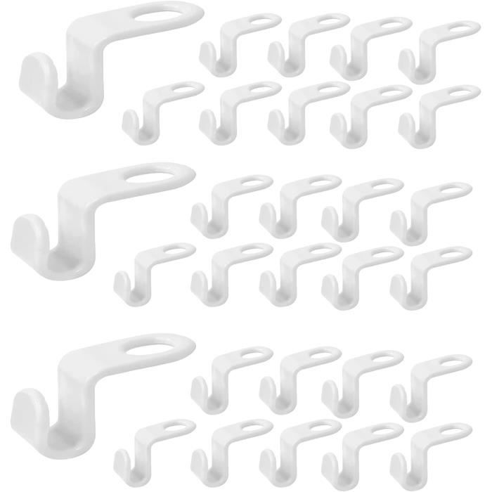 Pack De 9 Pièces Crochet Adhésive Jusqu'À 2Kgs-Transparent - Prix En Algérie | DZ