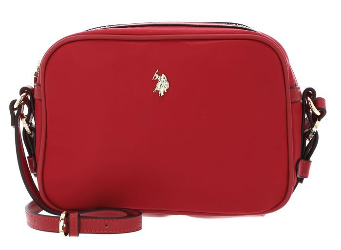U.S. POLO ASSN. Houston Crossbody Bag Red 128322 sac paule