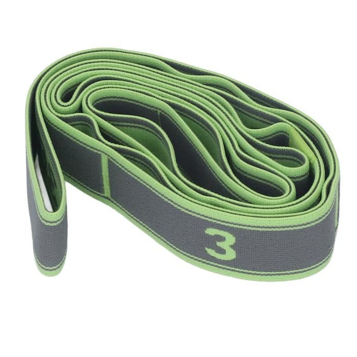 Sangle De Yoga / Bande De Résistance – Latex Rouge, Aide Traction, Fitness Gym, 1 An Garantie