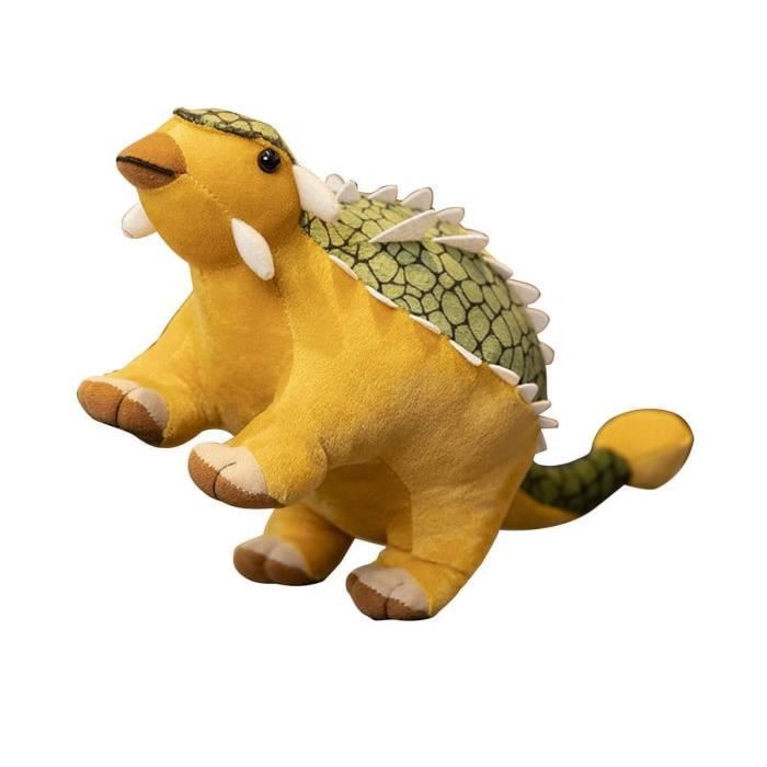 Keel Toys KEELECO – Peluche Ankylosaure 26 Cm, 100% Recyclée, Doudou écolo
