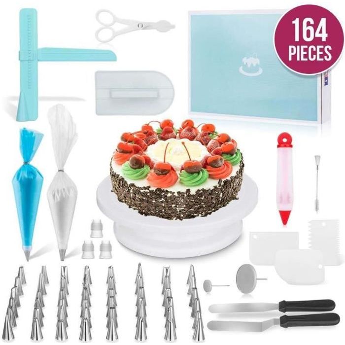 41pcs douille poche à douille pâtisserie kit décoration de gâteaux crème  diy réutilisable(32 douilles inox/2 poches àdouille silicon