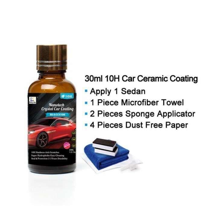 Spray Revêtement Céramique Nano Hydrophobe Pour Voiture - Protection UV, Brillant, Effet Lotus - 2