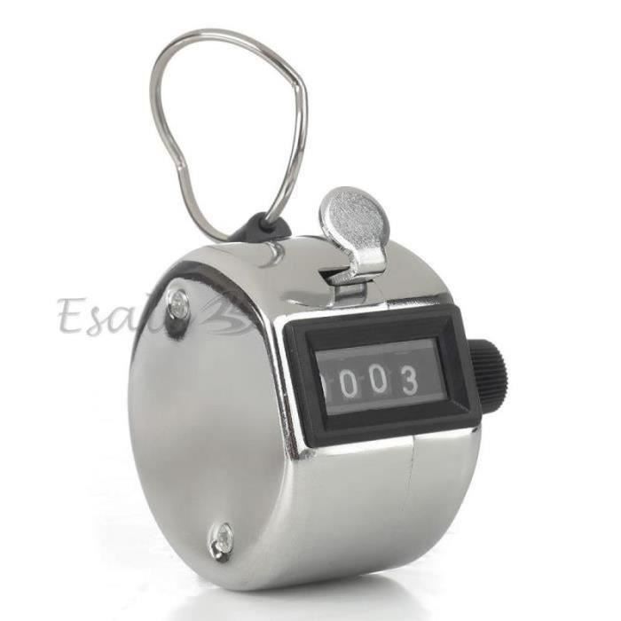 Compteur Manuel Mécanique 4 Chiffres - Pour événements, Magasins, Contrôle De Foule - 8