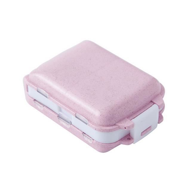 Pill storage box,Pink-5--Nouvelle boîte en plastique hebdomadaire, 1 ...