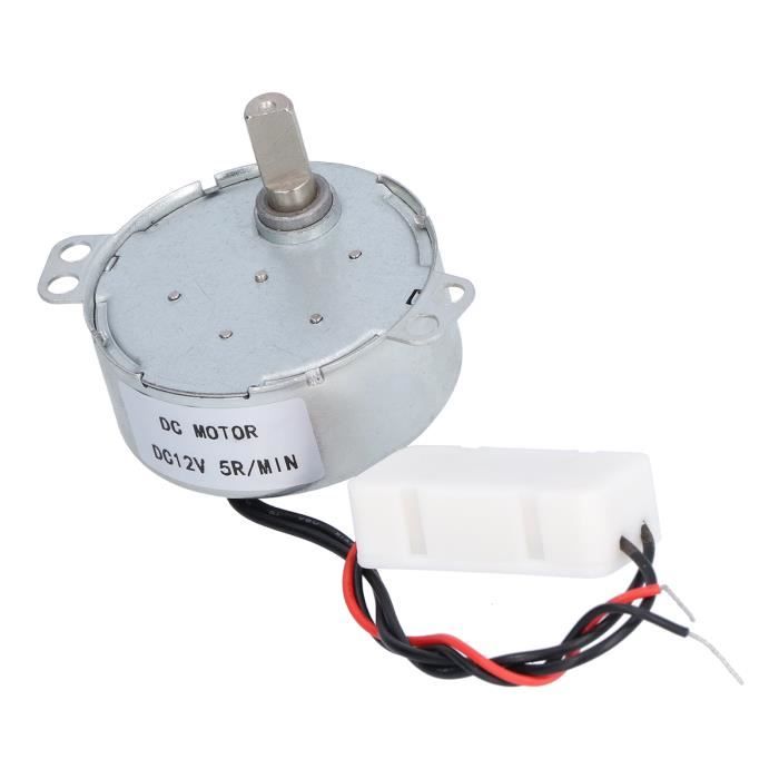 Moteur Réducteur DC 12V - Haute Torsion - 1200RPM - Pour Projets DIY, Robots, Automation