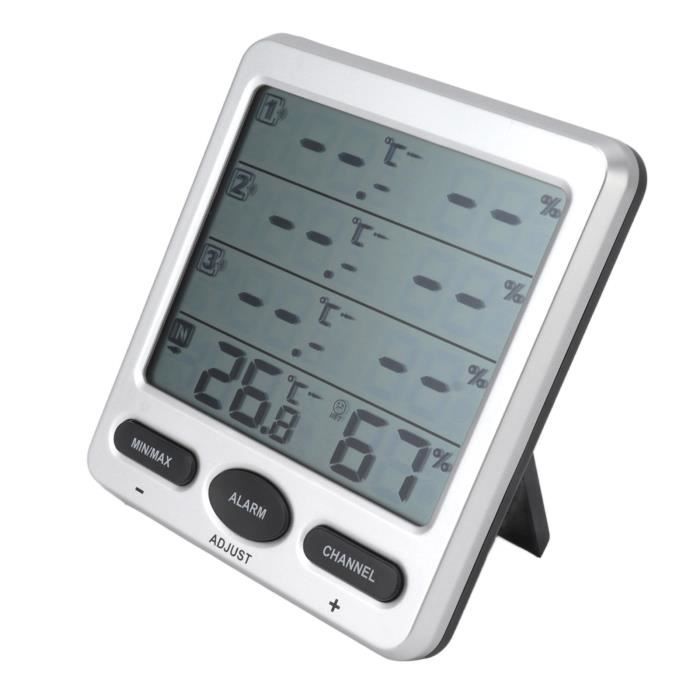 Thermomètre Numérique Pour Aquarium - Écran LCD, Plage -50°C à 70°C, Ventouse Incluse - Piles Fournies