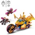 LEGO 71768 Ninjago La Moto Dragon d Or de Jay, Jouet avec Vehicule et Figurine de Dragon, Idee Cadeau Anniversaire pour Enfan-1