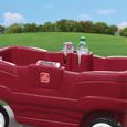 Chariot pour enfants - STEP2 - Neighborhood - 2 sièges profilés - Roues de 20cm - Rouge-1