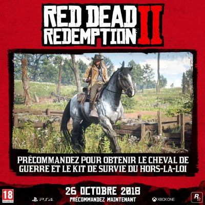 Jeu Red Dead Redemption 2 - Version Xbox One - Région US