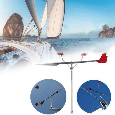 Girouette Bateau Anneome – Indicateur De Vent Coloré, Résistant Aux Intempéries, Facile à Installer