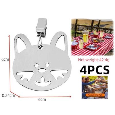 Lot De 10 Pinces à Nappe, Pince Nappe Exterieur Inoxydable, Pince Pour Table Pour Cuisine, Acier Inoxydable Nappe Clips Anti Pinces Pour Nappes | Leroy Merlin