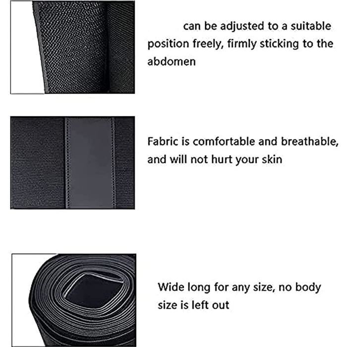 Bande Amincissante Ventre - Bande Magique Respirante 5 M - Ajustable Pour Bras, Taille, Abdomen, Cuisses