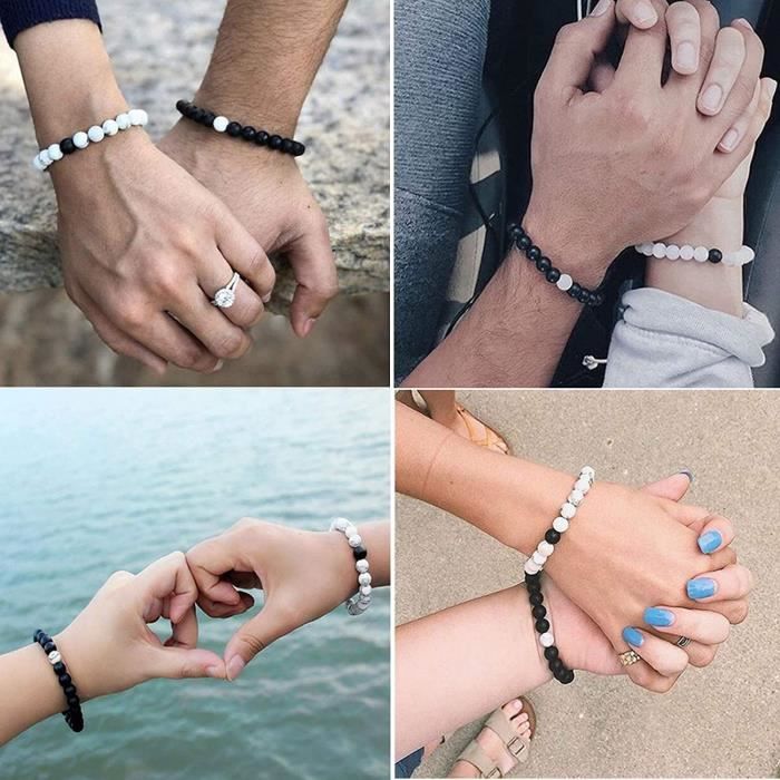Bracelet couple hotsell connecté