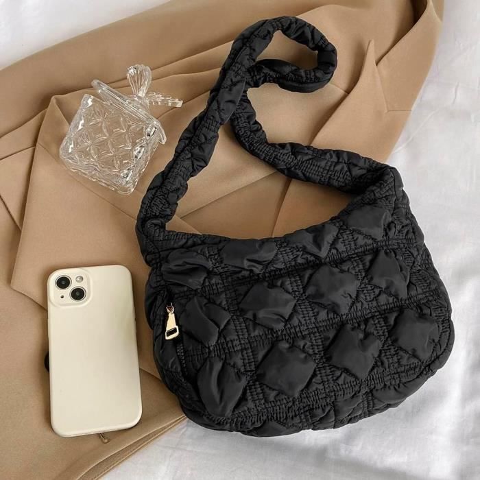 Sac Matelasse A Bandouliere Pour Femme Petit Sac Matelasse Couleur Unie Sac Fourre Tout Sac Fourre Tout Sac A Bandouliere Av u27648 Cdiscount Bagagerie Maroquinerie