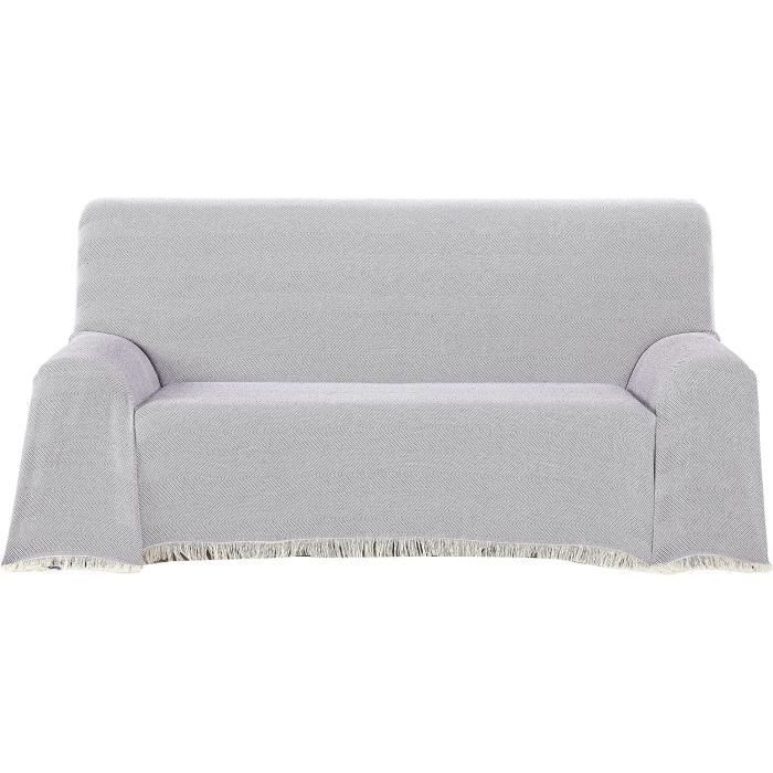 Plaid Multiuso Martina Home 180x270 Cm In Cotone - Copridivano, Copriletto O Tenda, Tessuto Stampato Multicolore