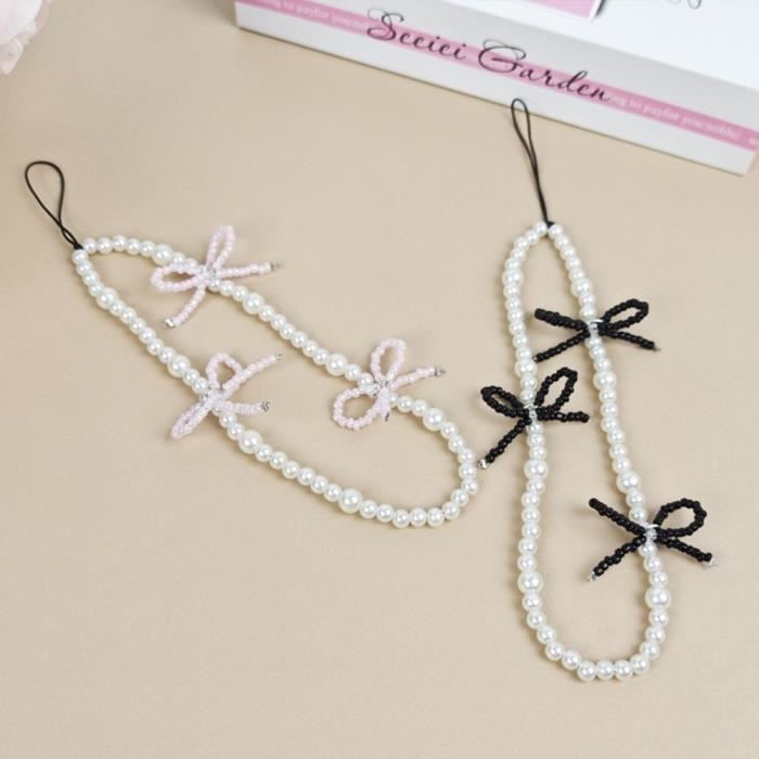 Chaîne Pour Téléphone Portable Avec Inserts Transparentspendentif Pour