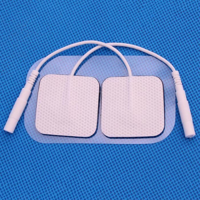 Lot De 20 électrodes De Remplacement 4x4 Cm – Gel Pads En Hydrogel, Compatibles EM 59 Et TENS/EMS, Adhérence Fiable, Réutilisables