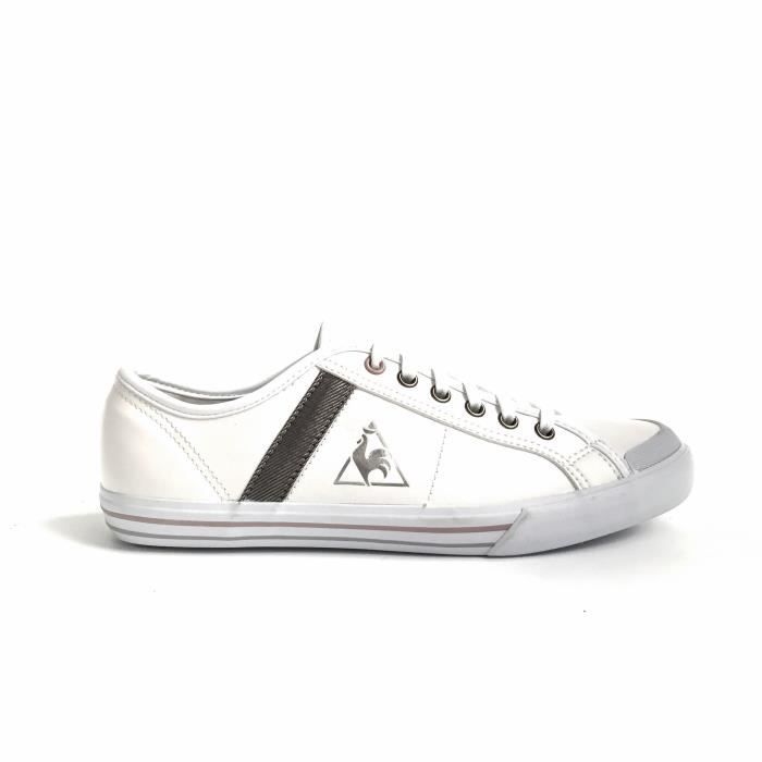 Basket Le Coq Sportif Saint Malo Blanc Cdiscount Chaussures