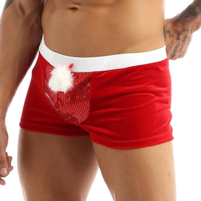 Boxer shop paillette homme