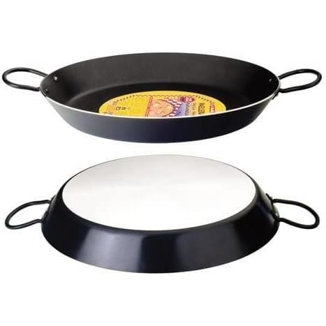 IBILI Poêle à Paella Fusion 26 Cm Aluminium Antiadhésif - Compatible Induction 2 Portions