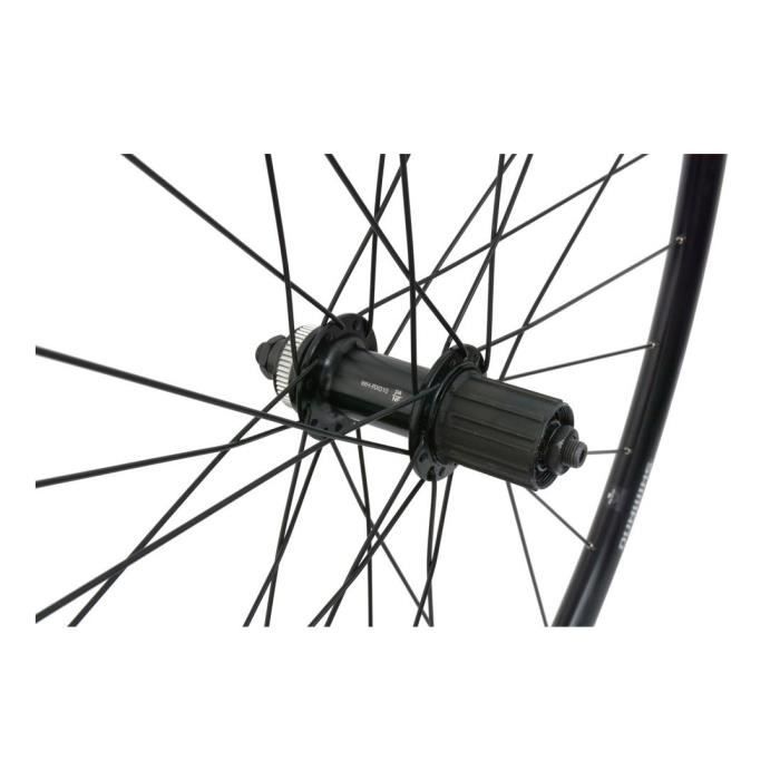 Roue arrière Freestyle en aluminium 48 Spaaks - noir - Enfant - Mixte
