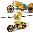 LEGO 71768 Ninjago La Moto Dragon d Or de Jay, Jouet avec Vehicule et Figurine de Dragon, Idee Cadeau Anniversaire pour Enfan-2
