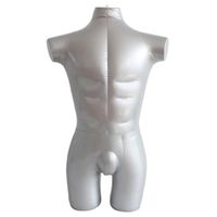 Mannequin Gonflable Complet Pour Hommes - Buste 90cm Hauteur 84cm - Présentation Mode - Neuf