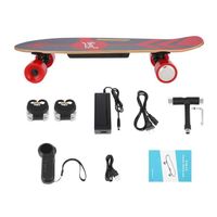Télécommande LCD Frein Réglable Skateboard électrique Longboard - Vitesse Max 46 Km/h, Autonomie 30km, Télécommande LCD, Double Moteur Skate Electrique Télécommande LCD Frein Réglable Skateboard électrique Longboard - Vitesse Max 46 Km/h, Autonomie 30km, Télécommande LCD, Double Moteur Skate Electrique