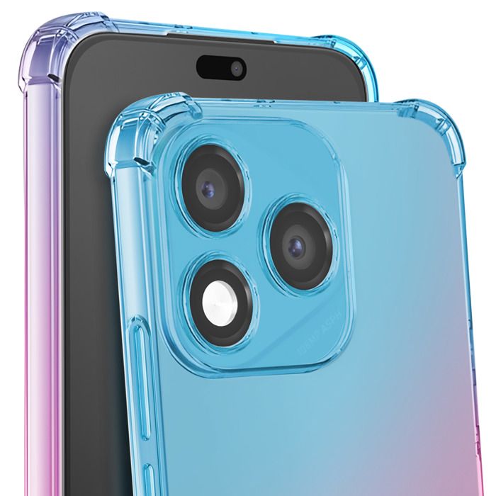 Coque et étui téléphone mobile Enkay Coque Silicone pour iPhone 16e Dégradé Dorée