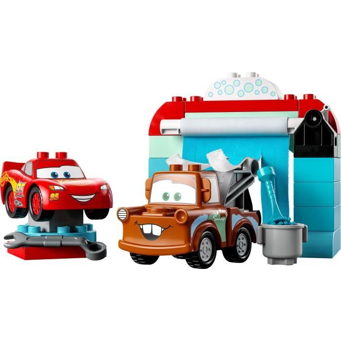LEGO DUPLO Disney et Pixar 10996 La Station de Lavage avec Flash McQueen et Martin Jouet Cdiscount Jeux Jouets