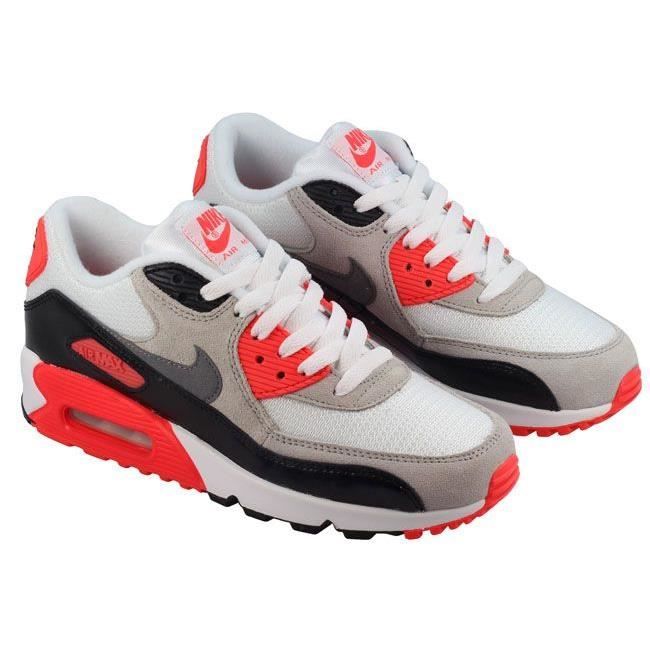nike air max 90 white mesh
