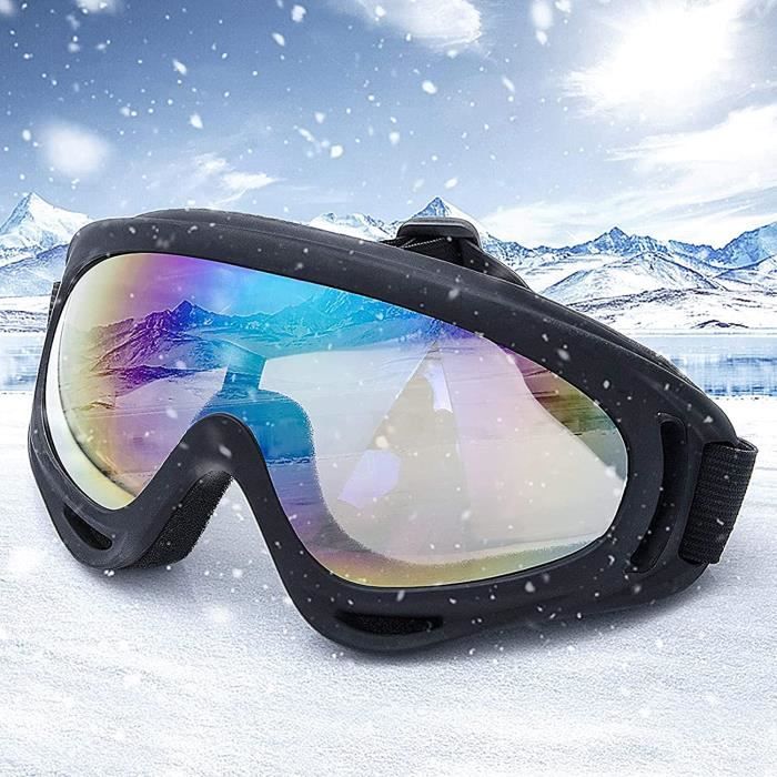 Lunette de Ski 2Pcs Lunettes de Plein Air Lunettes de Protection