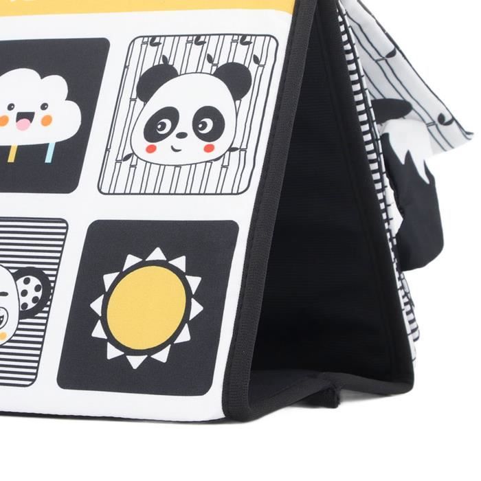 TUMAMA Livre En Tissu Sensoriel 3D Queues De Jungle - Jouet Doux Bébé Lavable 0-18 Mois
