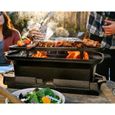 Lodge - Barbecue en fonte avec grille de cuisson - Style Hibachi - Au charbon de bois - Fabriqué aux USA - 49x24x19cm-3