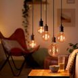 4xEdison Lightbulb LED Lampe à incandescence boule rétro 4W Lampes globe antiques décoratives G80 Ampoule à filament Nouveau style-3