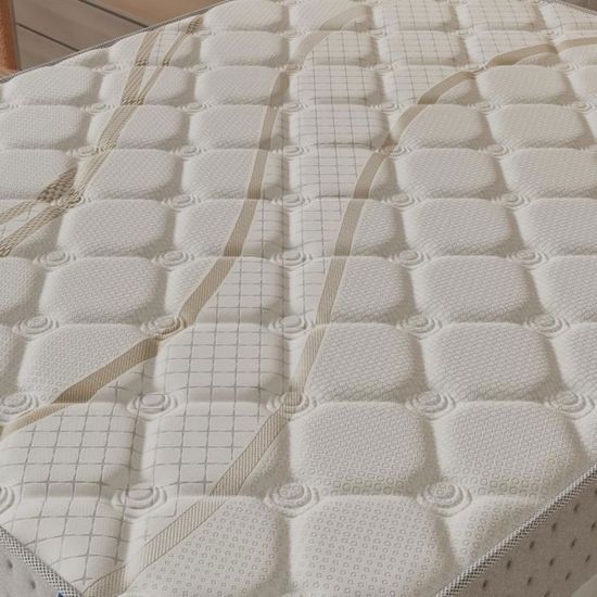 Double Technologie : Ressorts ensach/és Mousse Haute Densit/é 25cm /épaisseur Totale Matelas Essem 140x190cm Soutien Tonique et Durable Ind/épendance de Couchage sensoreve