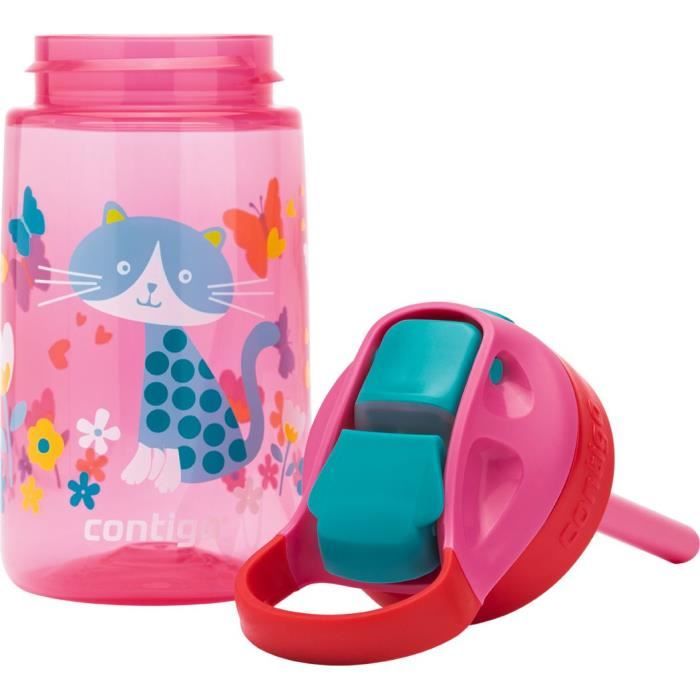 Gourde Enfant Contigo 14 Oz Avec Paille AutoSpout - Vert - BPA Free - Neuf