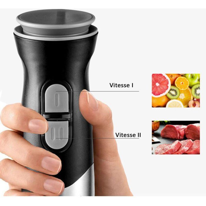 Mixeur Plongeant Vegena 1000W Acier Inoxydable - Multifonction Pour Soupes, Purées & Bébé
