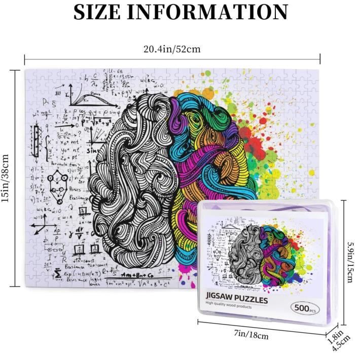 Puzzle Casse-Tête En Bois Intelligent - Jeu De Réflexion Et D'enclavement - Jouet Cérébral - Neuf Avec Certificat SGS