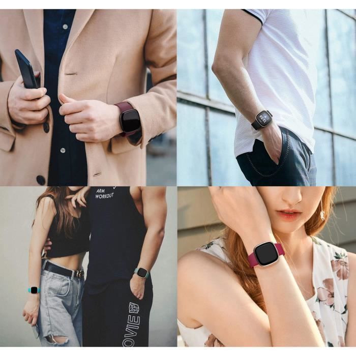 Montre Connectée XCSOURCE Bracelet De Rechange Inoxydable Argent Pour