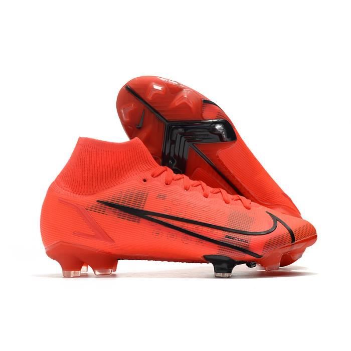 Baskets de Football Nike Mercurial Superfly 8 Elite SG Rouge Terrain gras SG Adulte Cdiscount Sport