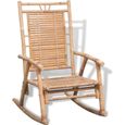 Chaise à bascule en bambou CHAISE DE JARDIN FAUTEUIL DE JARDIN TABOURET DE JARDIN CANAPE DE JARDIN-GAR-0