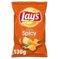 LAY'S - Chips Spicy Le 130G - Lot De 4-0