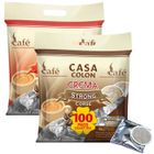 PRO DISTRI CASA COLON Classique/Corsé | 2x100 Dosettes de café compatibles SENSEO | Emballage individuel pour une meilleure conservation