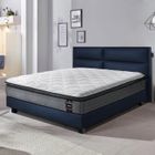 Matelas Nirvana 200x200 by Sampur | Épaisseur 26 cm | Mémoire de Forme | Ressorts Ensachés | Latex Naturel | Surmatelas Intégré